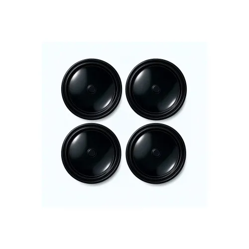 Set capace centrale jante auto 77 mm negre