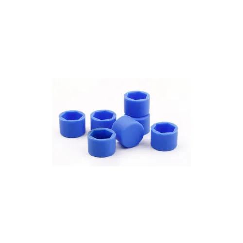 Set capace prezoane auto cauciuc 21 mm 20 bucati culori diverse — imaginea 3
