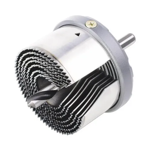 Set carote Wolfcraft Ø25-62 mm, 7 piese, cu burghiu si hexagon, adancime max. 33mm