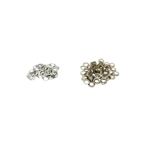 Set cleste montat ocheti metalici 10 mm cu 500 capse aurii si argintii — imaginea 6