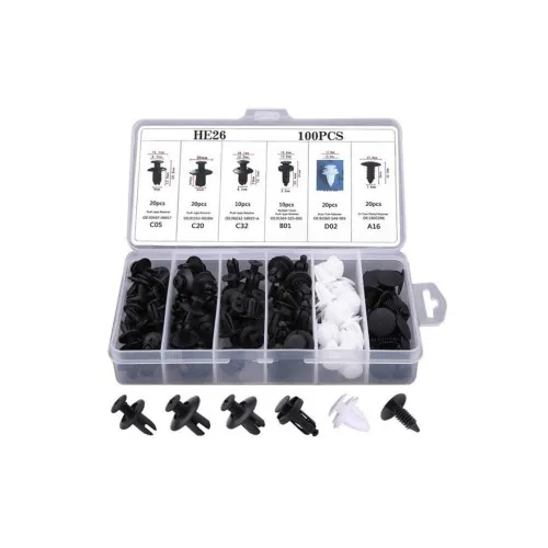 Set clipsuri auto universale 100 bucati — imaginea 3
