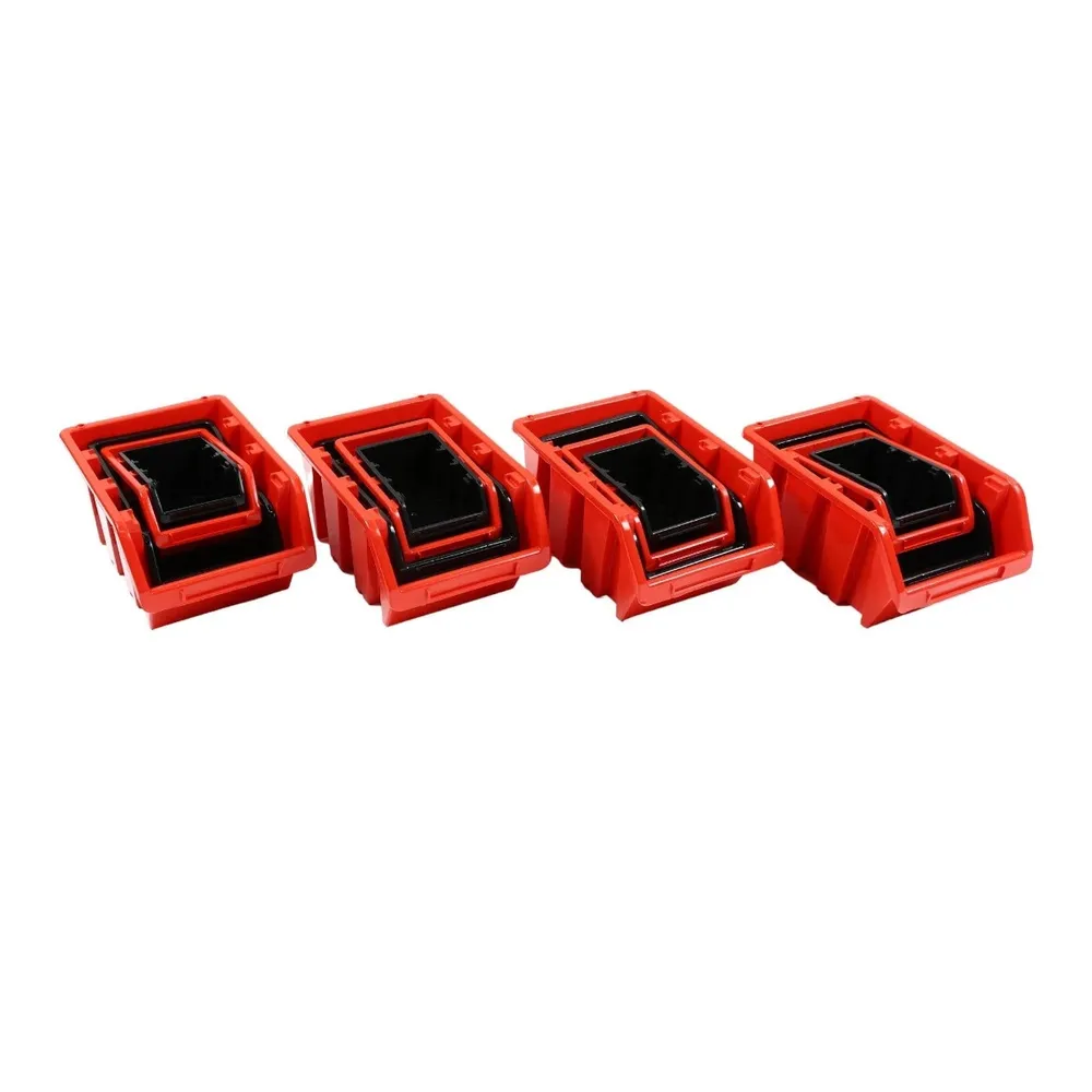 Set cutii depozitare Kistenberg KST16, 16 bucati, 5 panouri, plastic, multicolor