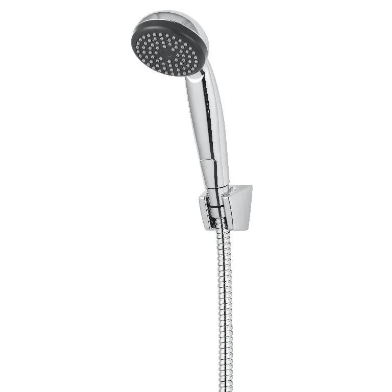 Set de dus GoodHome Blyth, 1 functie, argintiu