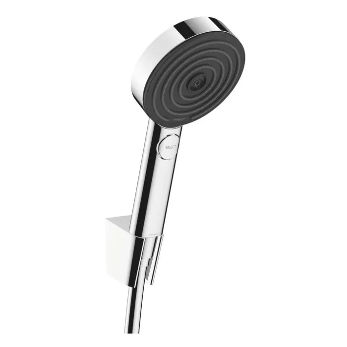 Set dus para + furtun + suport Hansgrohe Pulsify Select S 24303000, 3 functii, 1.6 m