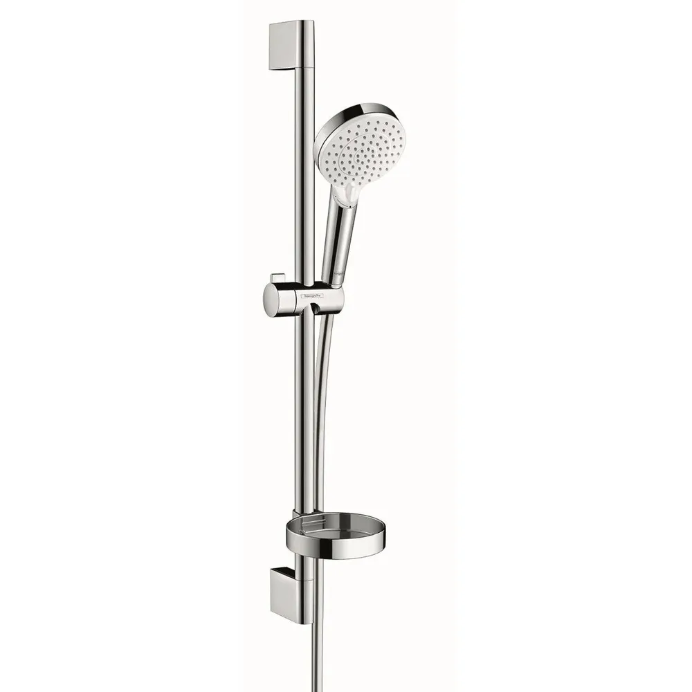 Set dus para + furtun + suport + savoniera + bara Hansgrohe Crometta Vario 26553400, 2 functii, 1.6 m