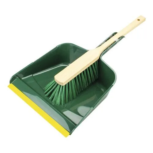 Set faras cu perie pentru exterior Bümag, verde