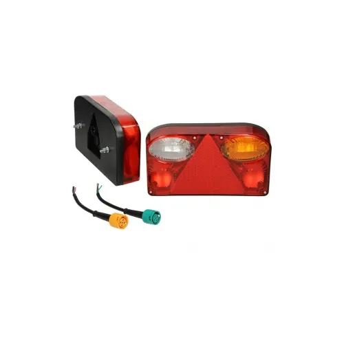 Set lampa spate 7 functii cu ceata si numar stanga dreapta 12V/24V 23cm — imaginea 2