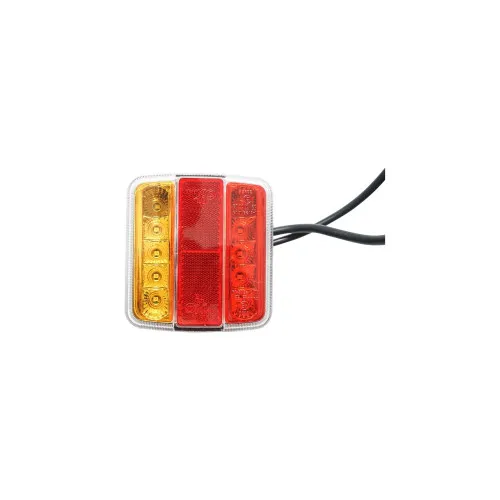 Set lampi LED magnetice pentru remorca, fisa 7 pini, cablu intre stopuri de 2,5m, cablu fisa 7.5m 12V — imaginea 3