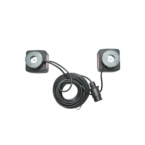 Set lampi magnetice 12V pentru remorca, fisa 7 pini, cablu 7.5m + cablu 2.5m — imaginea 2