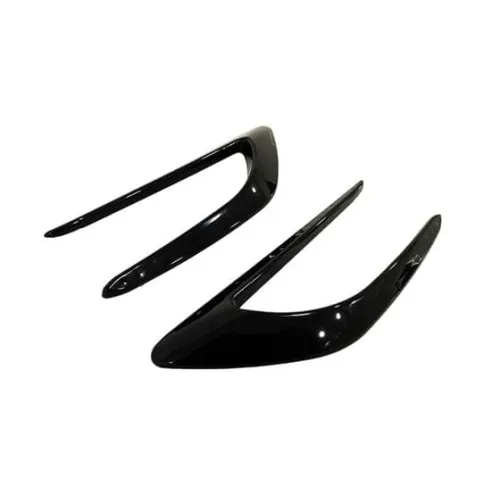 Set ornament aripa / bara , negru lucios — imaginea 4