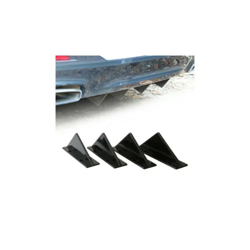 Set ornament splitter pentru bara spate culoare Negru
