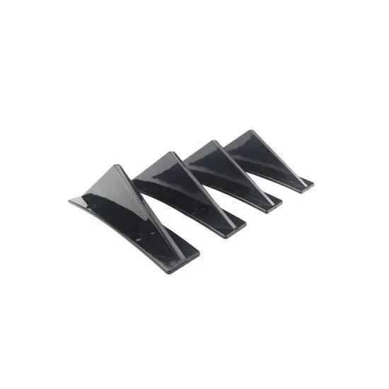 Set ornament splitter pentru bara spate, universale, negru, 4 bucati