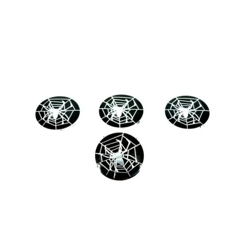 Set ornamente capace jante auto 50 mm negru — imaginea 2