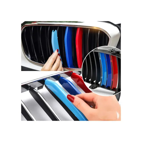 Set ornamente dungi grila fata auto compatibile BMW Seria 3 Coupe Cabrio E92 E93 2006-2009 TIP B — imaginea 5