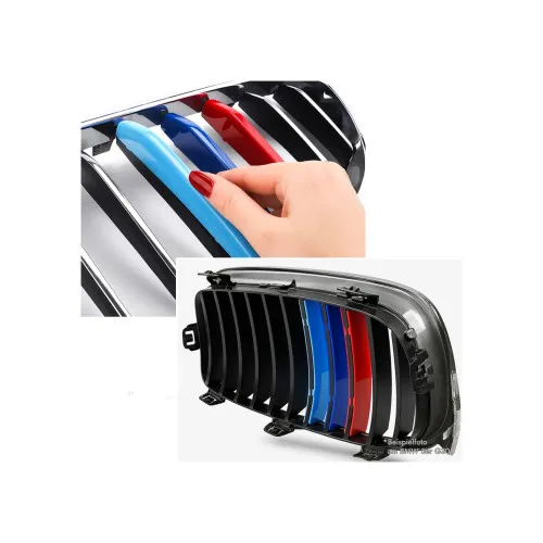 Set ornamente dungi grila fata auto compatibile BMW X3 G01 LCI 2021-2024 TIP A — imaginea 5
