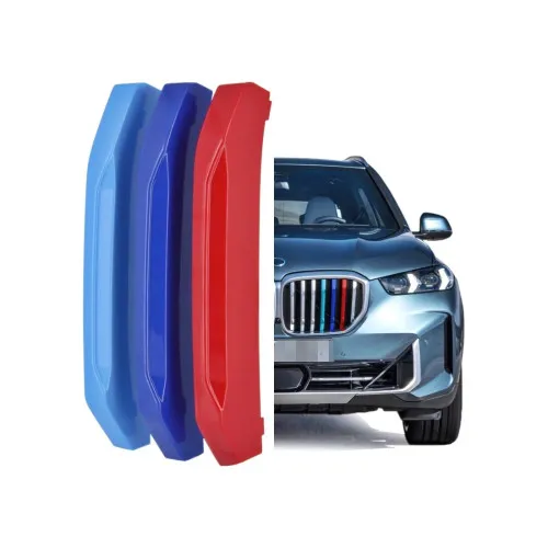 Set ornamente dungi grila fata auto compatibile BMW X5 LCI G05 facelift 04/2023-> TIP A