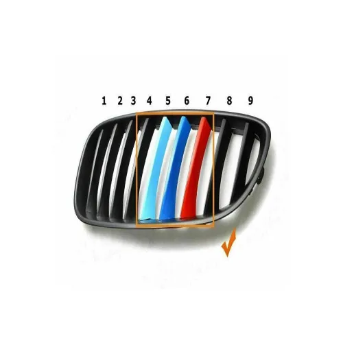 Set ornamente dungi grila fata auto compatibile BMW Z4 E89 2009-2016 TIP B — imaginea 5