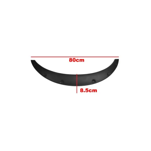 Set protectie aripa universal Overfender culoare Negru-Mat — imaginea 7