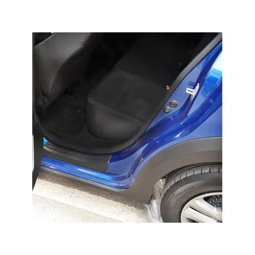 Set protectie praguri interior auto compatibil Dacia Sandero III 2021-> — imaginea 2