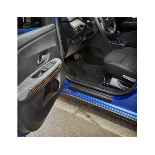 Set protectie praguri interior auto compatibil Dacia Sandero III 2021-> — imaginea 3