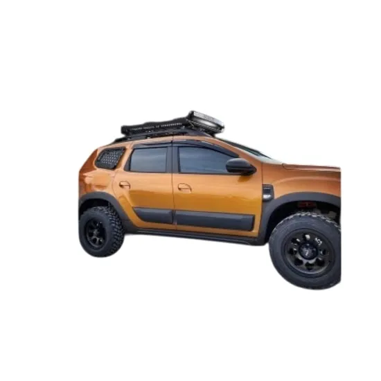 Set protectii aripa auto 10 piese Dacia Duster II 2018+, plastic ABS, rezistente la raze UV, montaj precis