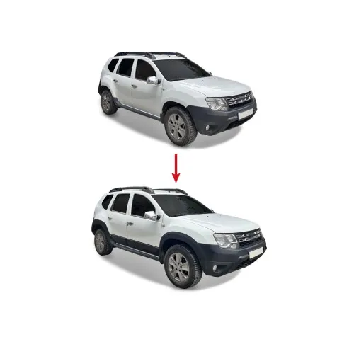 Set protectii aripa auto 8 piese compatibile Dacia Duster I 2010-2017 — imaginea 8