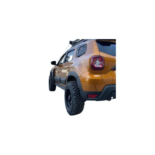 Set protectii aripa si usa auto 12 piese cu 2 protectii senzori compatibile Dacia Duster II 2017-2024 — imaginea 3