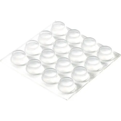 Set protectii din plastic Hettich 13x6, 5mm, transparent, 16 piese