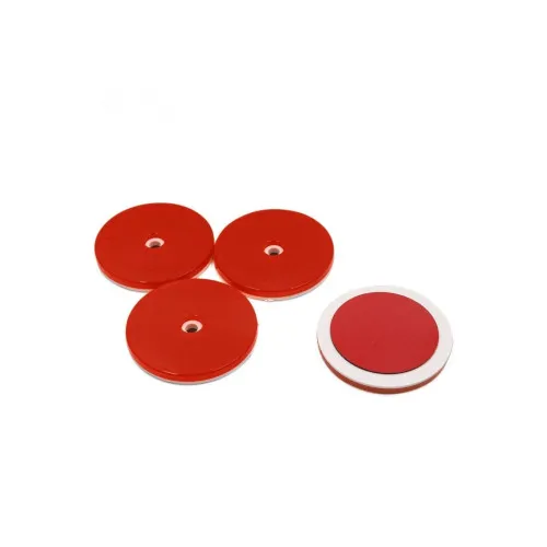 Set reflectoare rotunde rosii 61x6 mm