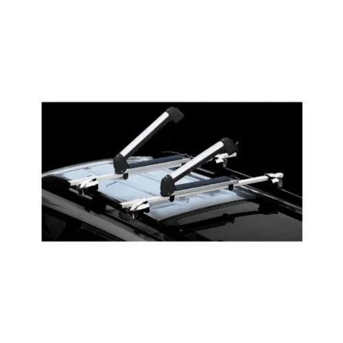 Set suporturi schiuri snowboard auto pentru bare transversale 560 mm — imaginea 7