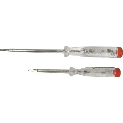 Set surubelnite drepte creion de tensiune 2 piese, otel, plastic