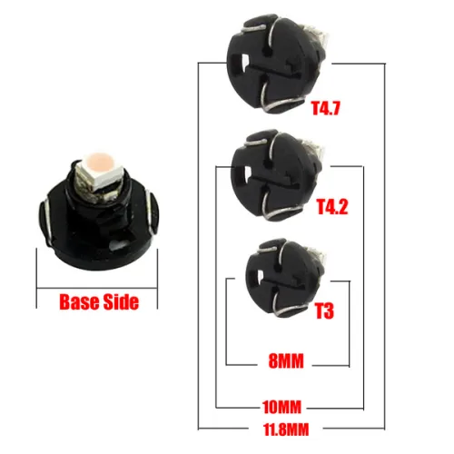 SET T4.7, 1 LED 5050 SMD 12V, Culoare ALBASTRU. Produs LUX — imaginea 2