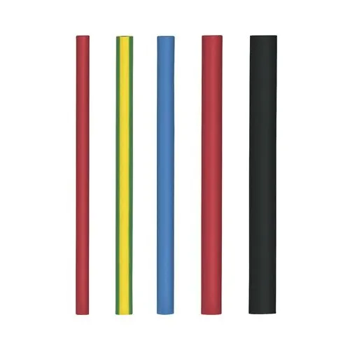 Set tuburi termo-contractibile Steinel Ø4, 8/6, 4/8, 0/9, 5/12, 0 mm, lungime 110mm, 4 culori, 20 piese