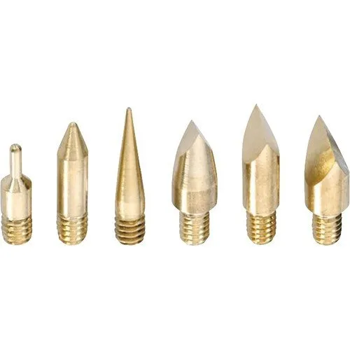 Set varfuri de scriere & desen pentru aparatul de pirogravura CFH, 6 piese