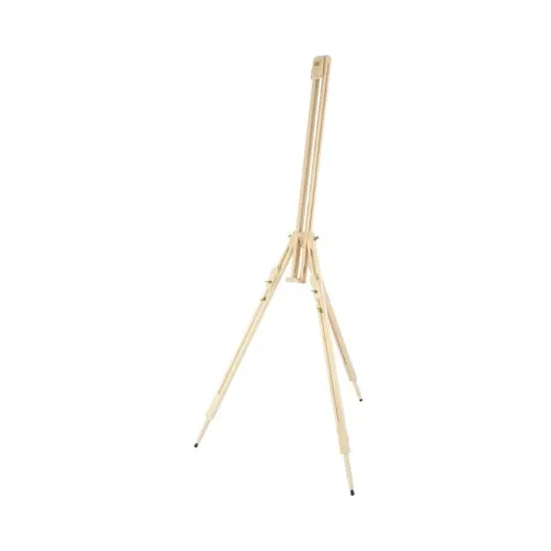 Sevalet de teren telescopic 180 cm, lemn de pin, natur, 70x100cm