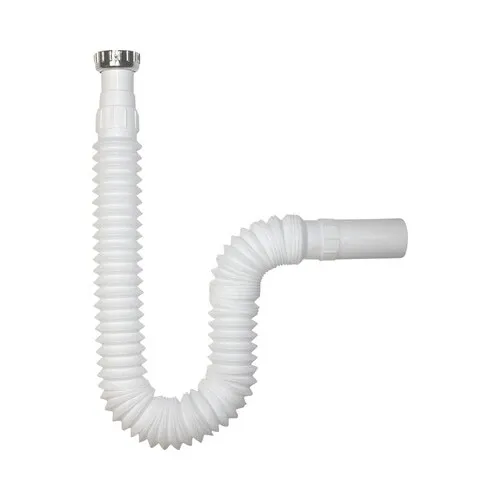 Sifon flexibil pentru lavoar 1”x32-75 cm
