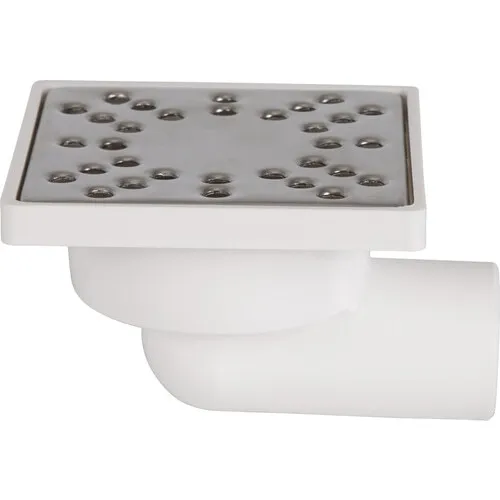 Sifon pardoseala CRIMEL 100x100 mm iesire orizontala Ø 40 mm