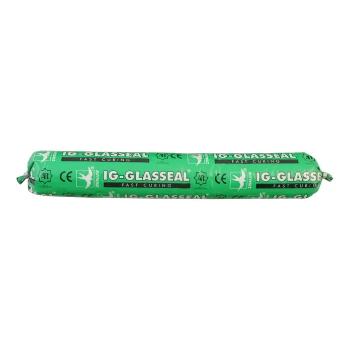 Silicon neutral IG - Glasseal Den Braven, rezistent la apa, negru, interior / exterior, 600 ml