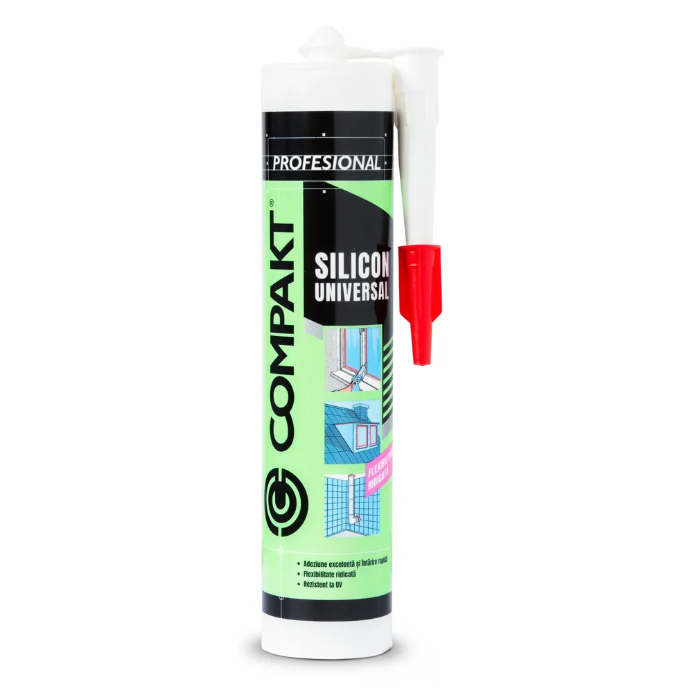 Silicon universal Compakt, alb, interior / exterior, 280 ml