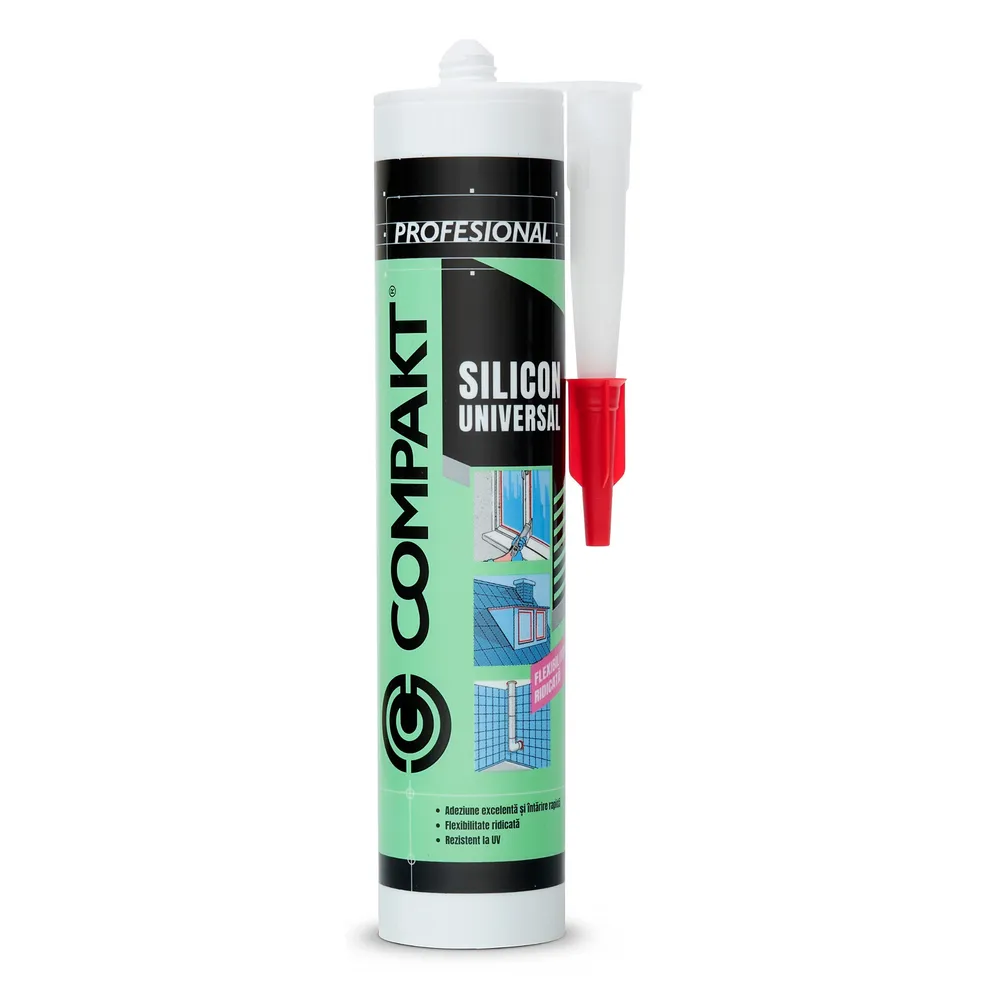 Silicon universal Compakt, transparent, interior / exterior 280 ml