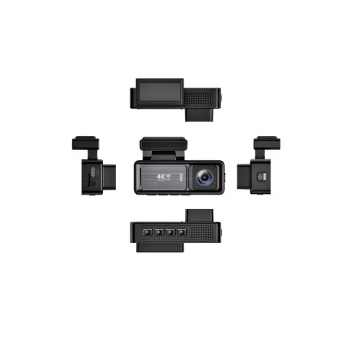 Sistem DVR auto cu 2 camere fata 4K si spate Full HD 1080p interior — imaginea 2