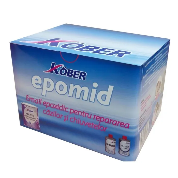 Sistem Epoxi Kober Epomid, interior, alb, 0.375 L