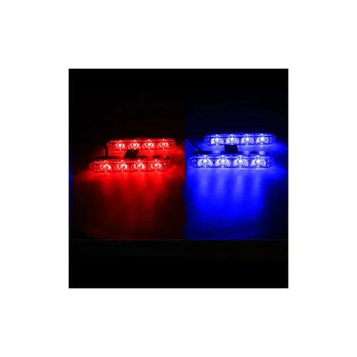 Sistem LED stroboscopic profesional 12V 12W cu 4 module si telecomanda — imaginea 2
