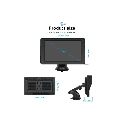Sistem multimedia auto CarPlay Android Auto wireless ecran 7 inch HD — imaginea 8