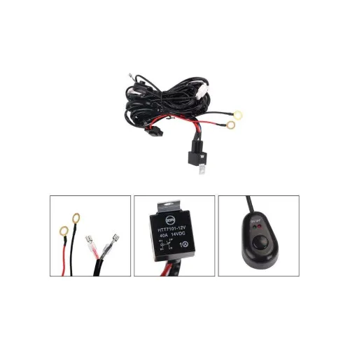 Sistem telecomanda cablaj proiectoare LED 12V relee sigurante — imaginea 4