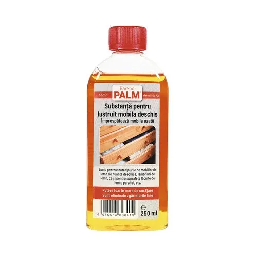 Solutie de curatat mobilier Barend Palm 250 ml, pentru suprafete deschise la culoare