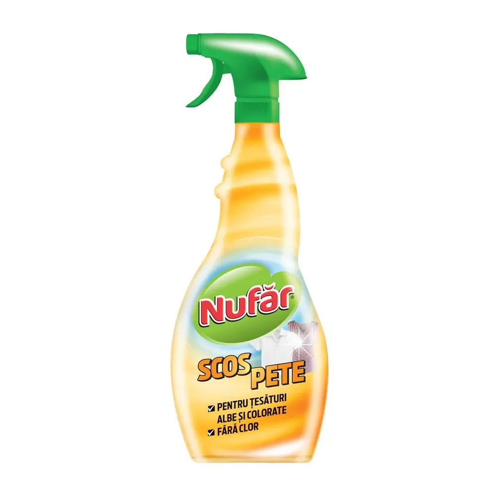 Solutie de indepartat pete, Nufar, cu pulverizator, 0.5 L