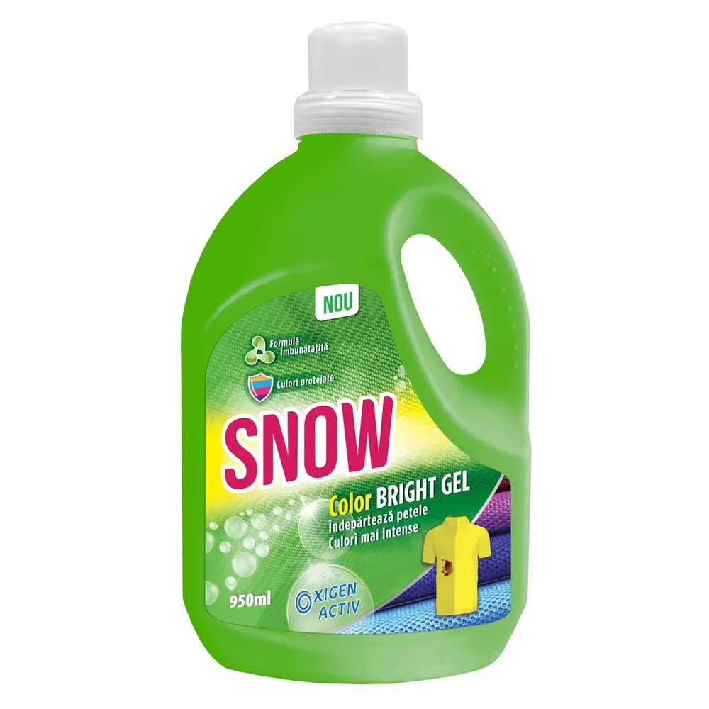 Solutie de indepartat pete, Snow Color Bright Gel, 950 ml