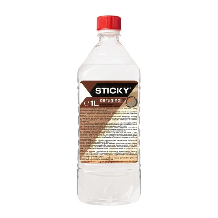Solutie de indepartat urmele de rugina, Sticky Deruginol, 1 L
