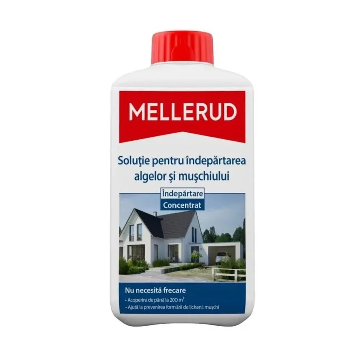 Solutie indepartare alge si muschi, Mellerud, 1 L